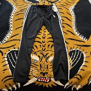 Adidas Black Trico Zip Pant. MENS MEDIUM